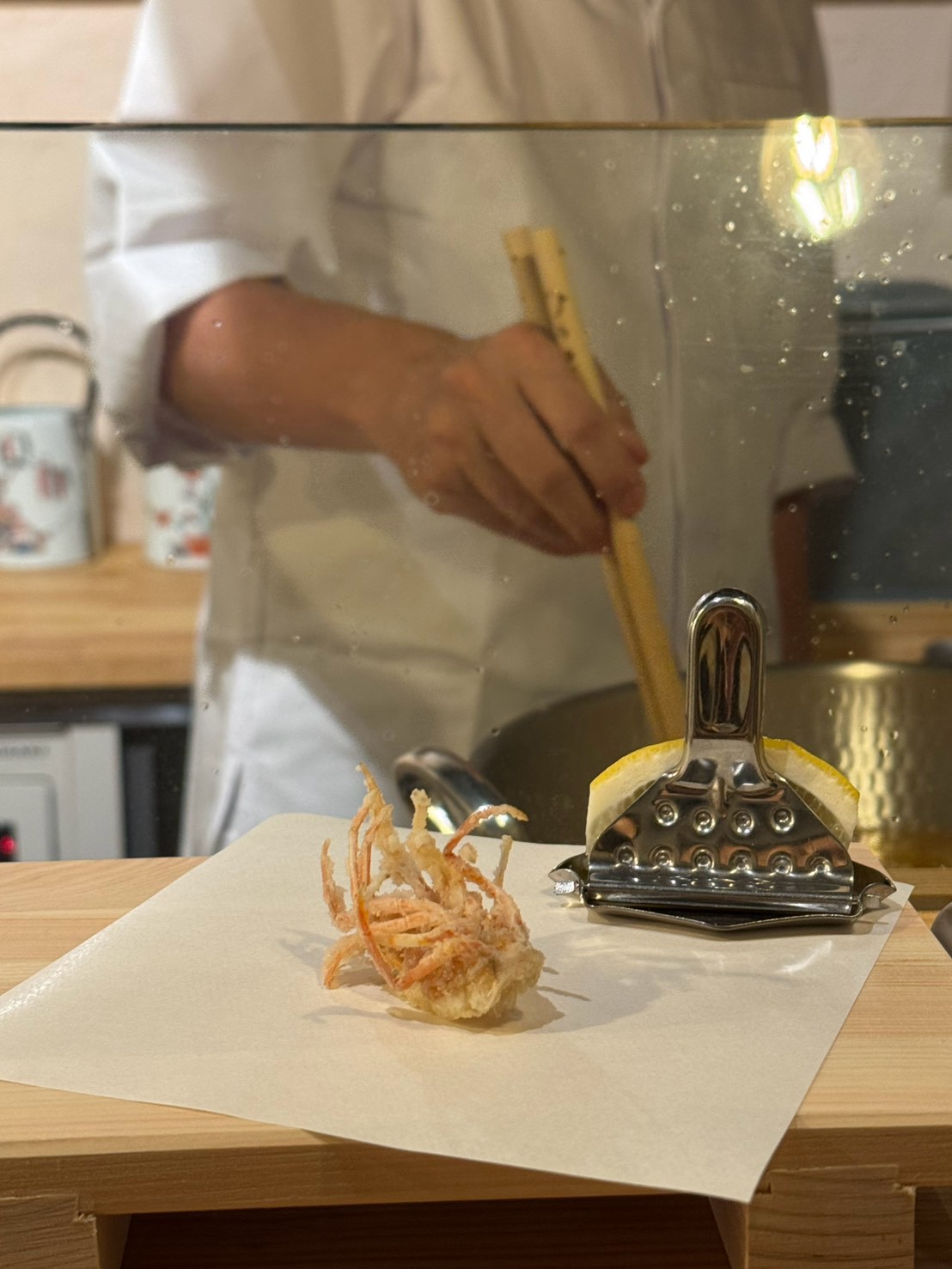 揚げたての串揚げ